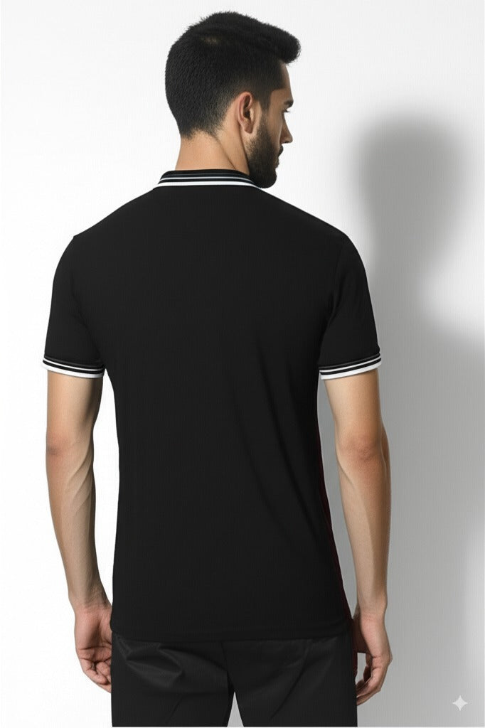 Black Maroon Polo – Premium Men’s Wear Elvo By KA