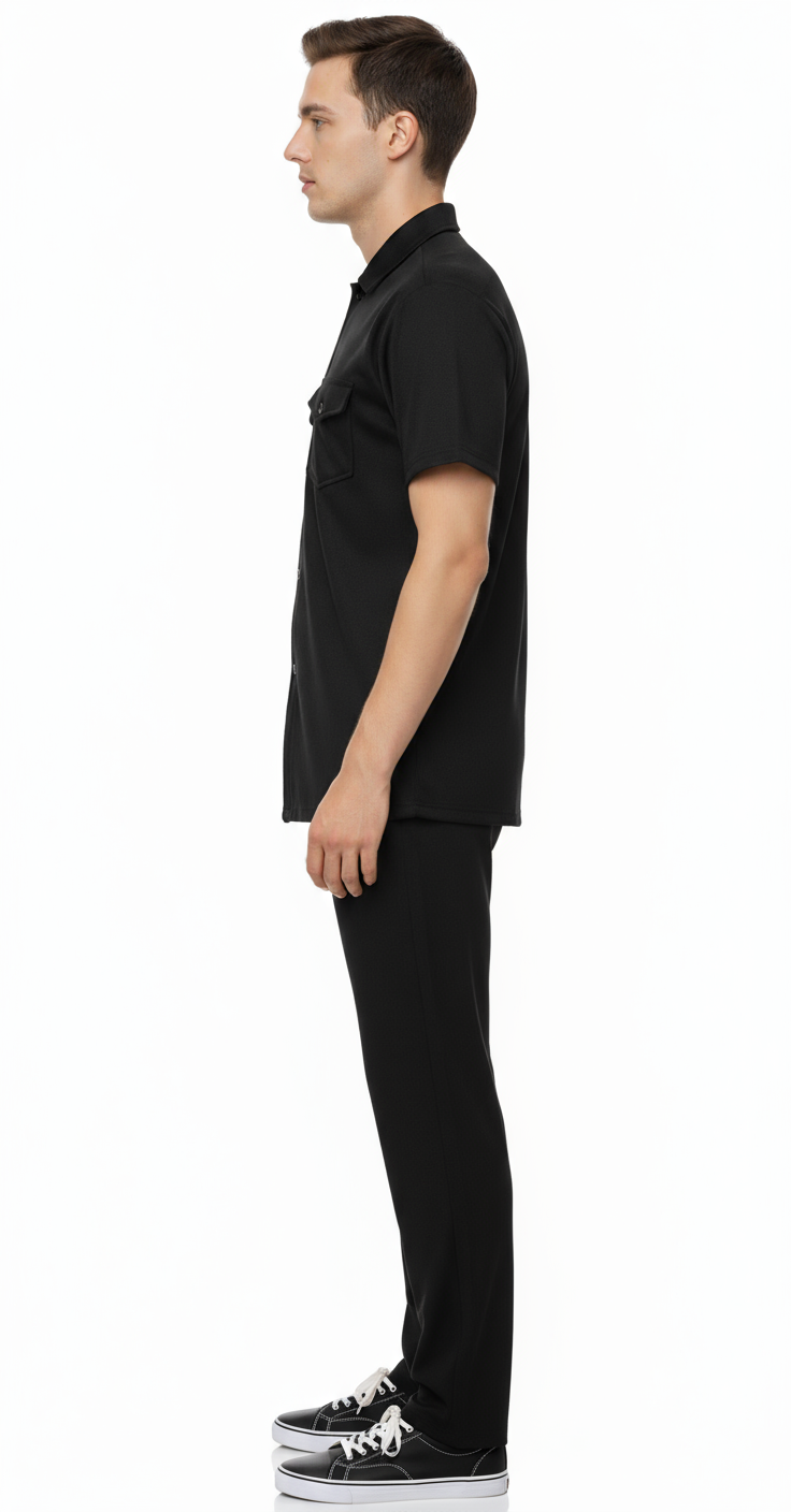 Men’s Safari Suit – Black Elvo By KA