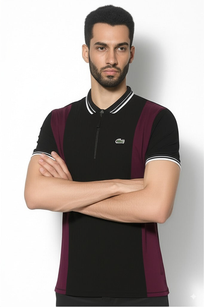 Black Maroon Polo – Premium Men’s Wear Elvo By KA